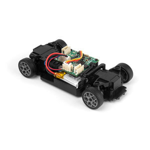 BlackZon Myte R 1/43 Race Car - Grey