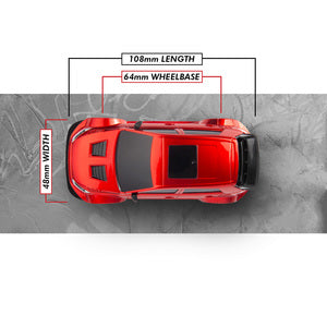 BlackZon Myte R 1/43 Race Car - Red