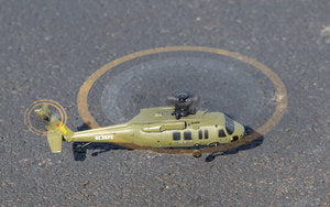Hero-Copter BL, 4-Blade Brushless RTF Heli; Army
