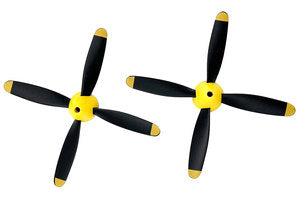 4-Blade Prop w/Spinner (2-Pack); P-51 Obsession