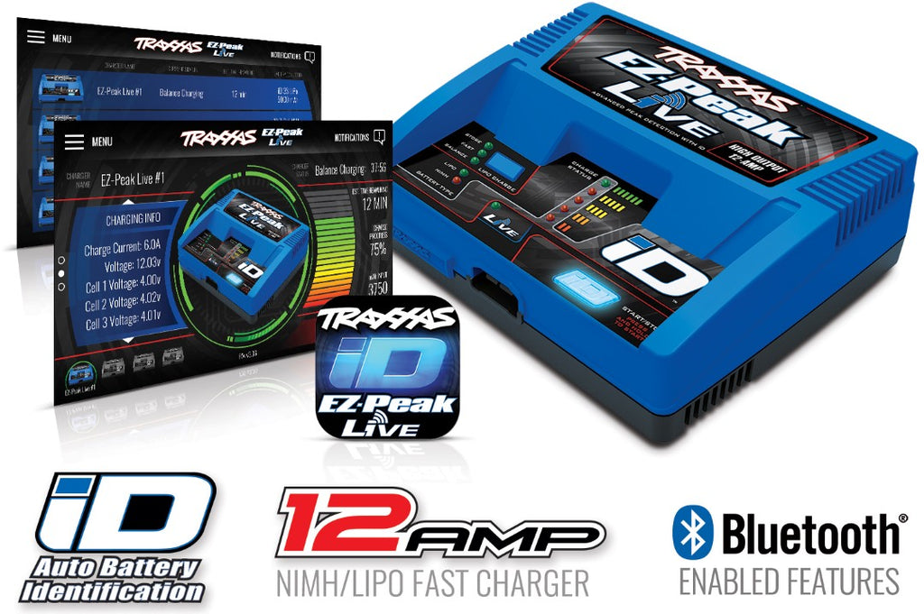 2971 Traxxas EZ-Peak Live 100W 12A NiMH/LiPo Charger