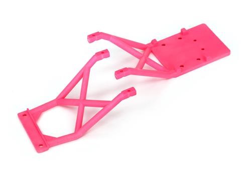3623P Traxxas Skid plates, front & rear (Pink)