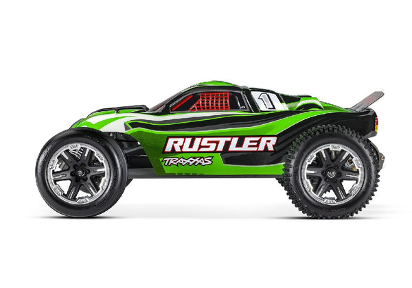 Traxxas Rustler 1/10 Stadium Truck RTR W/Battery & Charger - Green