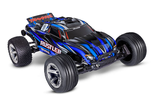 Traxxas 1/10 Rustler BL-2S 2wd RTR - Blue
