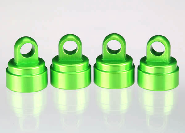 3767G Traxxas Aluminum Ultra Shock Cap (Green) (4)