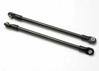 5319 Traxxas Push rod (steel) (assembled with rod ends) (2) (black)