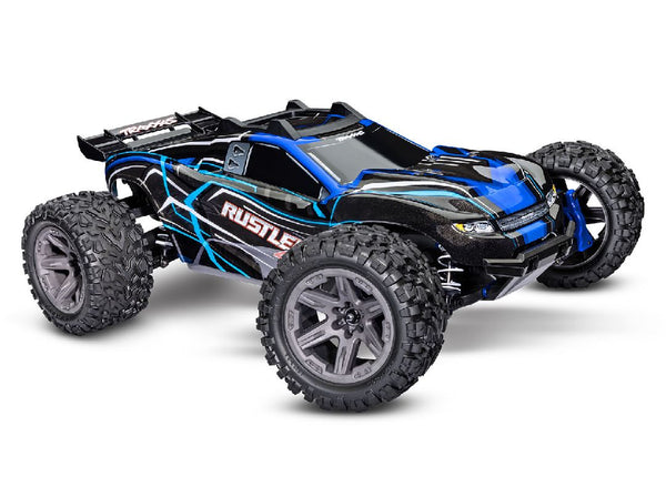 Traxxas Rustler 1/10 4X4 BL-2s Brushless Stadium Truck RTR -Blue