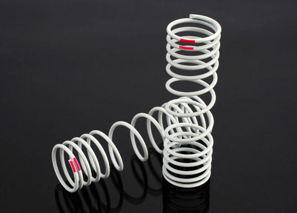 6867 Traxxas Progressive Rate Rear Shock Springs (Pink) (2)