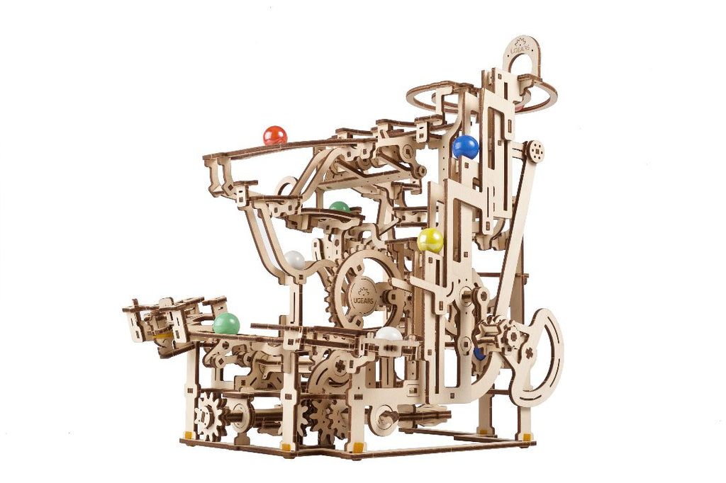 Ugears Marble Run Tiered Hoist - 315 Pieces