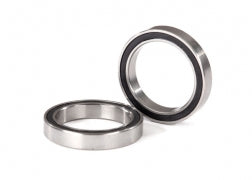 5098A Ball bearings, black rubber sealed (17x23x4mm) (2)