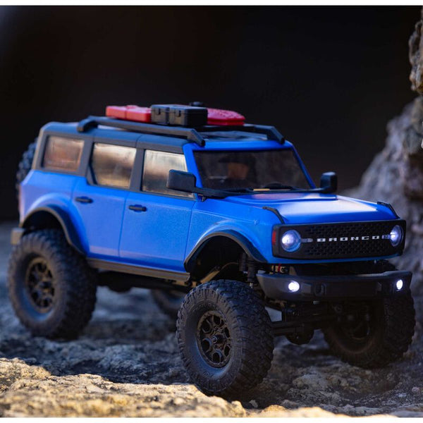 1/24 SCX24 2021 Ford Bronco 4WD Truck Brushed RTR - Blue