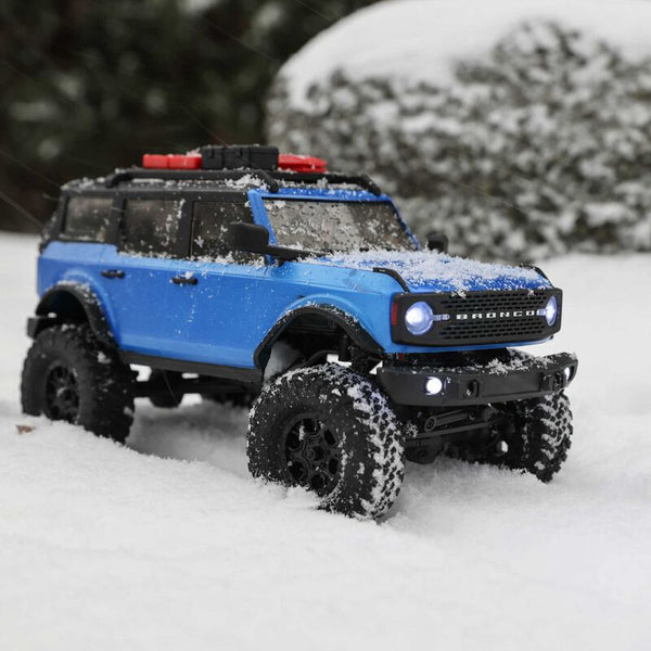 1/24 SCX24 2021 Ford Bronco 4WD Truck Brushed RTR - Blue