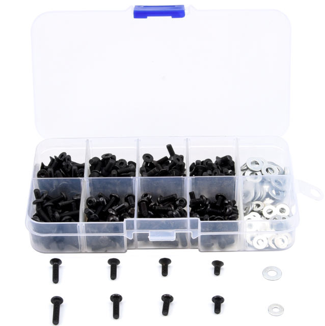 Universal M3 340 Pc RC Screw / Hardware Set Kit