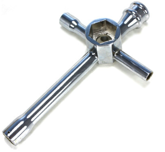 Multi-Tool Cross Wrench 5-in One Nut Driver