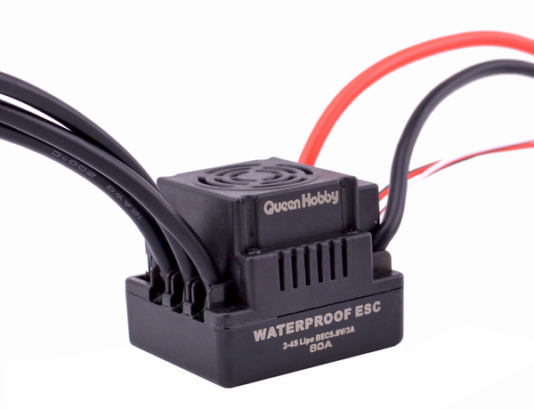 80A Waterproof Brushless ESC W/Fan