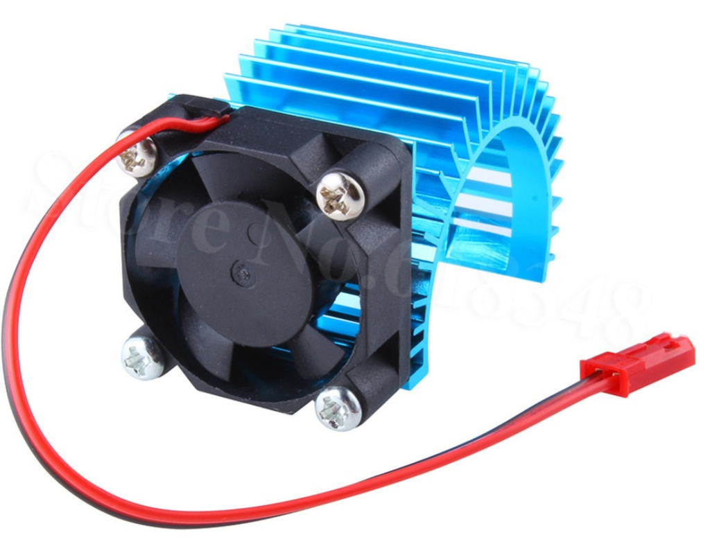 540 550 Aluminum Heat Sink W/Side Mount Cooling Fan