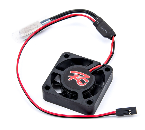 5-10V 40mm Cooling Fan W/ Thermal Temp Sensor 540 550 ESCs