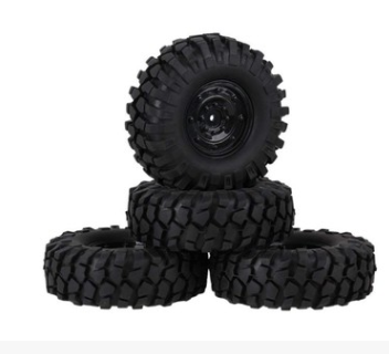 4PC 1.9 Crawler/Trail Truck Tire Set W/ Rims