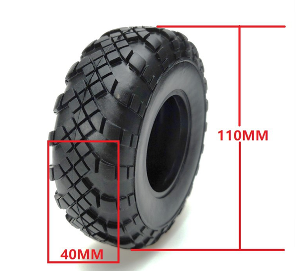 4 Pack 1.9 Crawler MT Mud Tires Universal 4PC W/Foams