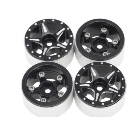 1.0 CNC Aluminum Metal Beadlock Rims Set (4)