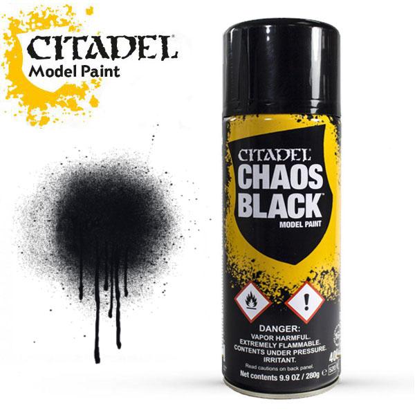 Chaos Black Basing Spray
