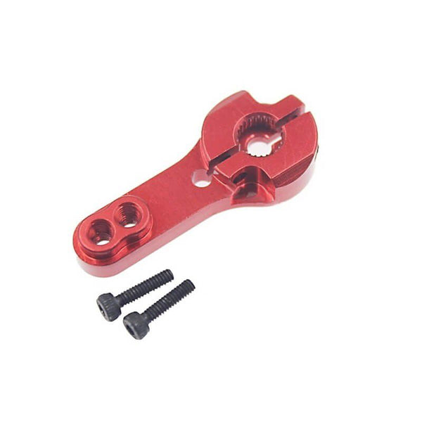 25T Blue/Red Aluminum Anodized Servo Horn 35MM Long