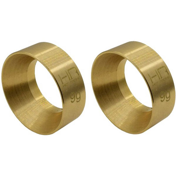 Hot Racing 9g Brass KMC Machete Wheel Weights: SCX24