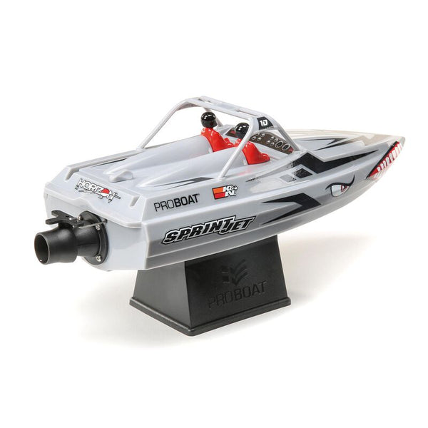 ProBoat Sprintjet 9" Self-Righting Deep-V Jet Boat Brushed RTR, Silver