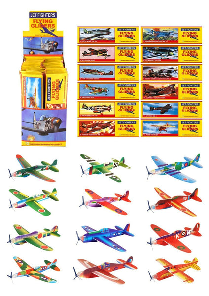 Petite Boutique Jet Fighters Flying Glider Polystyrene Glider