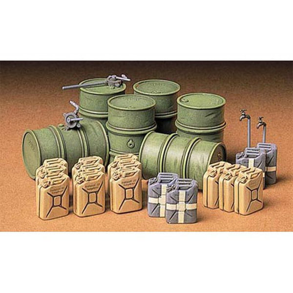 Tamiya 1/35 German Fuel Drum Set