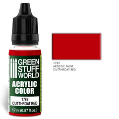 Acrylic Color CUTTHROAT RED