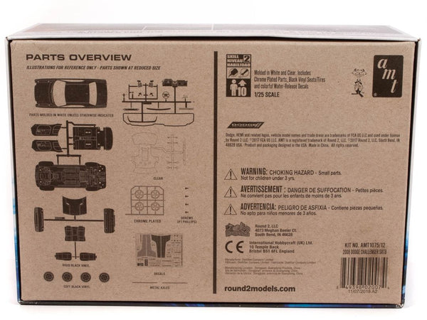 AMT 2008 Dodge Challenger SRT8 1/25 Model Kit (Level 2)