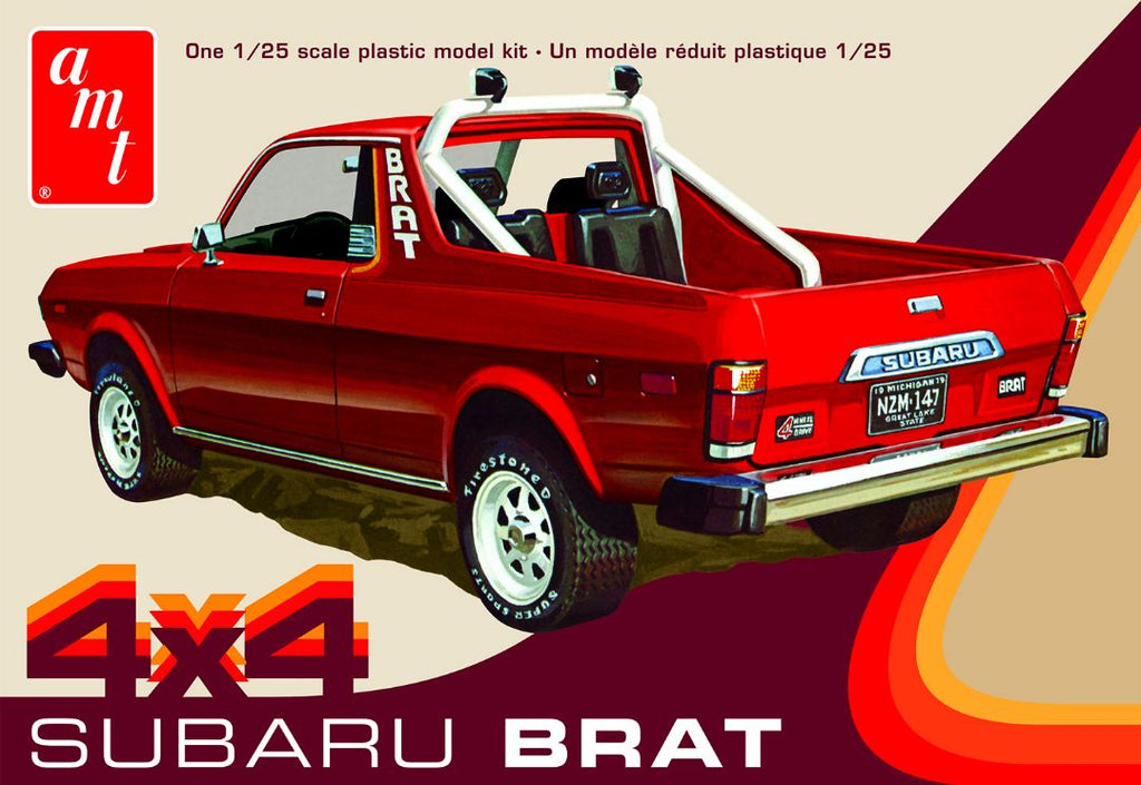 AMT 1978 Subaru Brat Pickup 2T 1/25 Model Kit (Level 2)