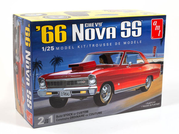 AMT 1966 Chevy Nova SS 2T 1/25 Model Kit (Level 2)