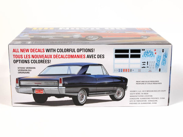 AMT 1966 Chevy Nova SS 2T 1/25 Model Kit (Level 2)