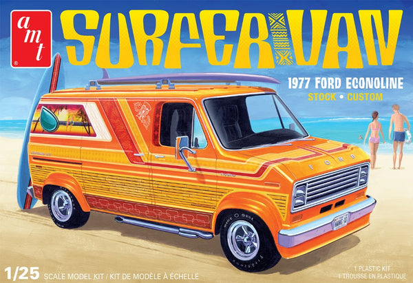 AMT 1977 Ford Surfer Van 2T 1/25 Model Kit (Level 2)