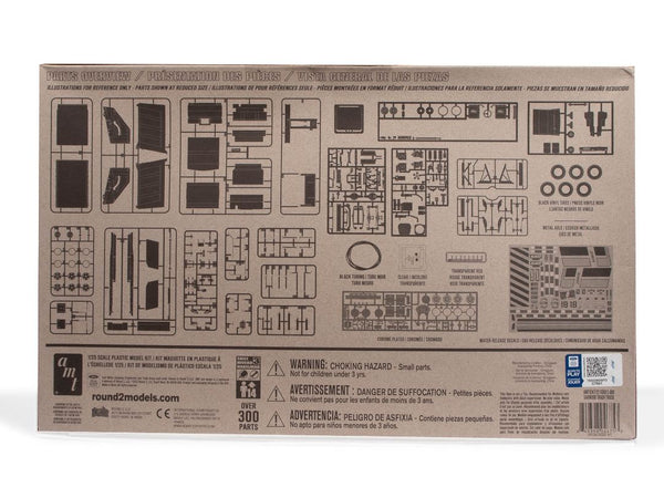 AMT Ford C-600 Gar Wood Load Packer Garbage Truck 1/25 Model Kit