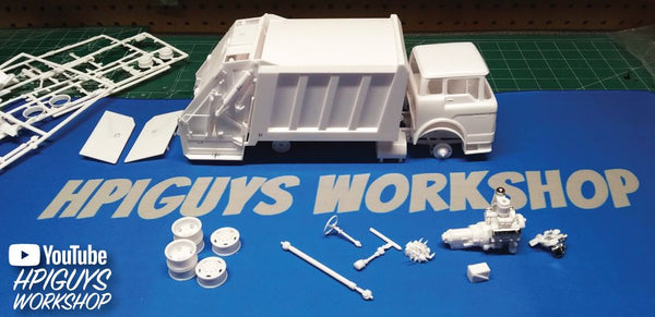 AMT Ford C-600 Gar Wood Load Packer Garbage Truck 1/25 Model Kit