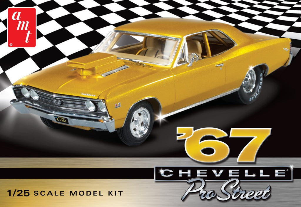 AMT 1967 Chevy Chevelle Pro Street 1/25 Model Kit (Level 2)