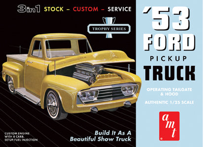 AMT 1953 Ford Pickup Truck 1/25 Model Kit (Level 2)