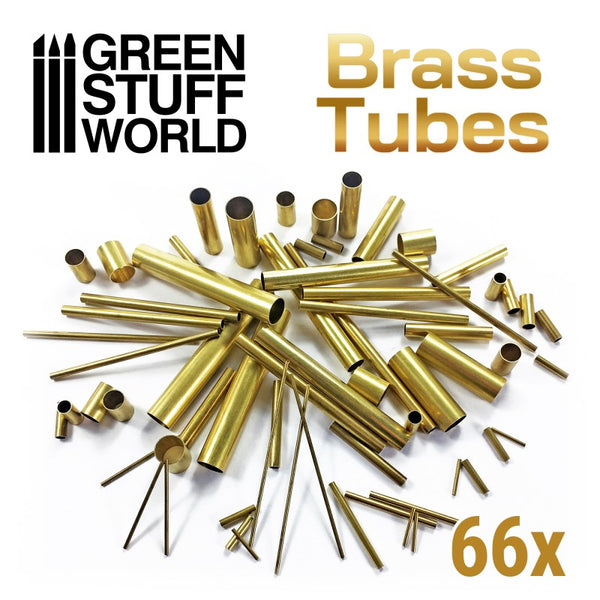 Brass Tubes Assortment 60+ Pcs