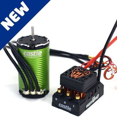 Castle Copperhead 10 Sensored WP ESC, 1412-2100KV Combo 3mm