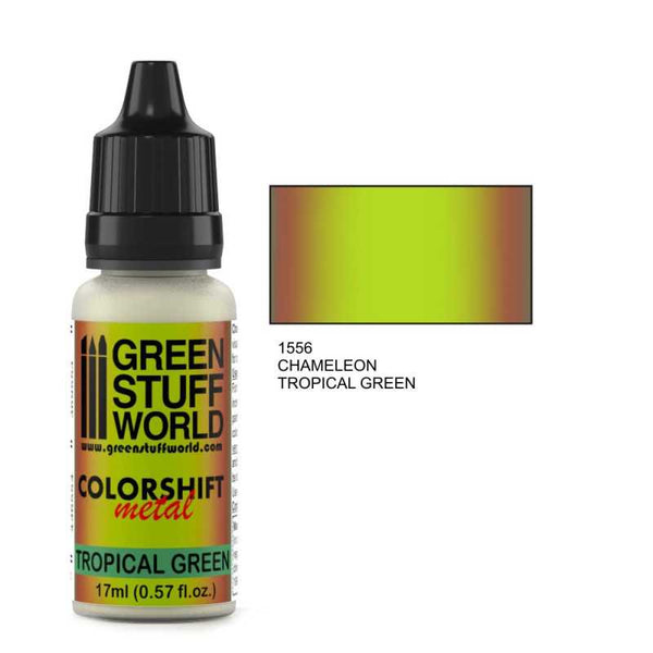 Color Shift Metal Chameleon TROPICAL GREEN