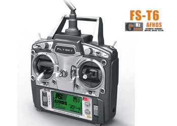 Flysky T6 2.4Ghz 6 Channel Dual Stick Radio with LCD