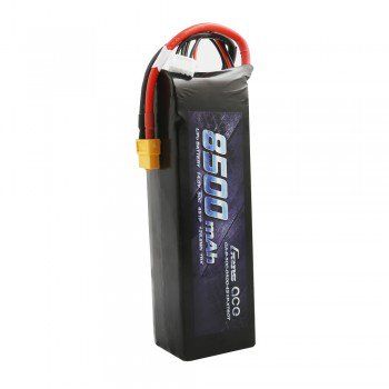 Gens Ace 14.8V 50C 4S 8500mAh Lipo Battery Pack with XT60 Plug