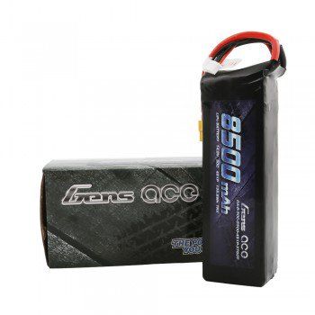 Gens Ace 14.8V 50C 4S 8500mAh Lipo Battery Pack with XT60 Plug