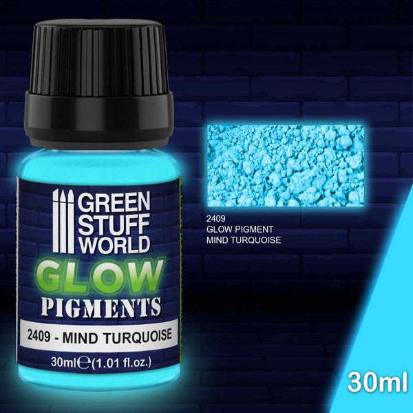 Glow in the Dark Pigments - MIND TURQUOISE
