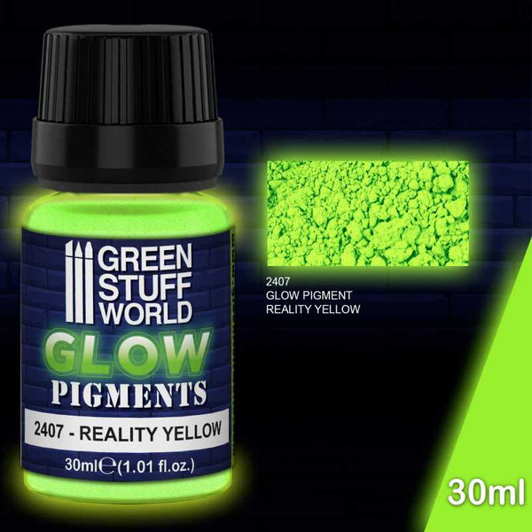 Glow in the Dark Pigments - REALITY YELLOW-GREEN