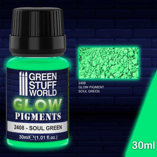 Glow in the Dark Pigments - SOUL GREEN