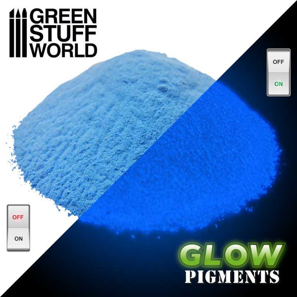 Glow in the Dark Pigments - SPACE BLUE